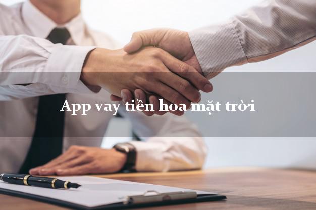 App vay tiền hoa mặt trời